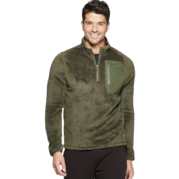 Champion Other - NWT Champion C9 Men’s Fleece Quarter Zip Green Size L